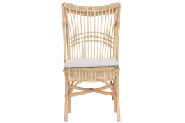 DKD Home Decor Silla Balines Beige Natural 67 x 97 x 54 cm (2 Unidades)