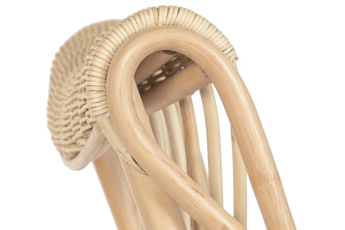 DKD Home Decor Silla Balines Beige Natural 67 x 97 x 54 cm (2 Unidades)