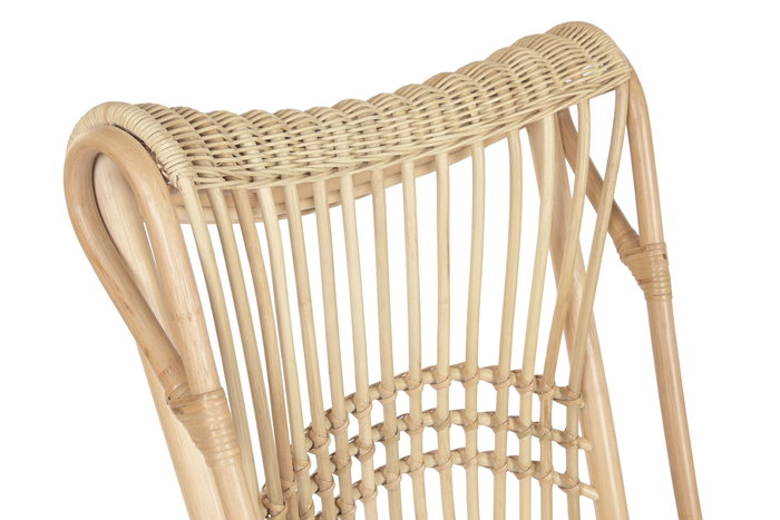 DKD Home Decor Silla Balines Beige Natural 67 x 97 x 54 cm (2 Unidades)
