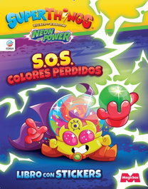 EDIBA EUROPA EON Libro de Stickers Superthings Neon Power