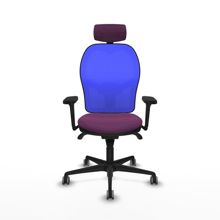 PIQUERAS Y CRESPO Silla de oficina Jorquera con mecanismo Sincro, Morado y Azul PIQUERAS Y CRESPO Silla de oficina Jorquera con mecanismo Sincro, Morado y Azul