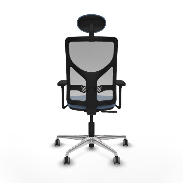 PIQUERAS Y CRESPO Silla de oficina Motilla con mecanismo Sincro, Azul cielo y Gris PIQUERAS Y CRESPO Silla de oficina Motilla con mecanismo Sincro, Azul cielo y Gris