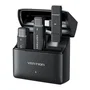 Vention NCAB0 Micrófono Inalámbrico de Solapa con Clip, USB Tipo-C, 2 Unidades, Negro
