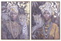 DKD Home Decor Cuadro Lienzo Africana Surtido de 2 Unidades 75x100 cm