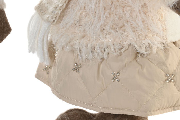 DKD Home Decor Figura de Poliéster Navidad Alpina Surtido de 2