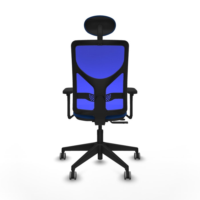 PIQUERAS Y CRESPO Silla de oficina Motilla Azul con mecanismo Sincro/Traslack PIQUERAS Y CRESPO Silla de oficina Motilla Azul con mecanismo Sincro/Traslack