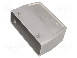 HARTING Carcasa HDC tamaño 24B de acero inoxidable para conducto recto