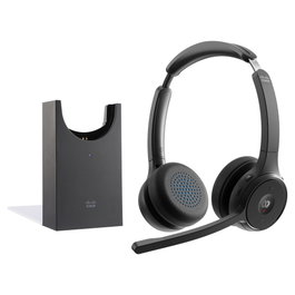Cisco HEADSET 722 WIRELESS DUAL+STAND Carbon Black