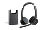 Cisco HS-WL-722-BUNAS-C Auricular Inalámbrico Bluetooth Diadema Oficina/Centro de llamadas Supraaural Negro Carbón con Base de Carga y Funda - Webex Certified