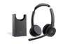 Cisco HS-WL-722-BUNAS-C Auricular Inalámbrico Bluetooth Diadema Oficina/Centro de llamadas Supraaural Negro Carbón con Base de Carga y Funda - Webex Certified
