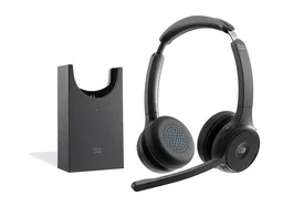 Cisco HS-WL-722-BUNAS-C Auriculares Inalámbricos Diadema Oficina/Centro de llamadas Bluetooth Base de Carga Negro