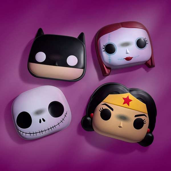 Funko WB Wonder Woman Disfraz Media Máscara Talla 7-9 Años +8 Años