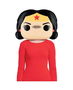 Funko WB Wonder Woman Disfraz Media Máscara Talla 7-9 Años +8 Años