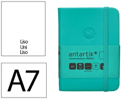 Antartik Antartik Notes Cuaderno Tapa Dura A7 Turquesa Hojas Lisas 80 Hojas 80 gr FSC