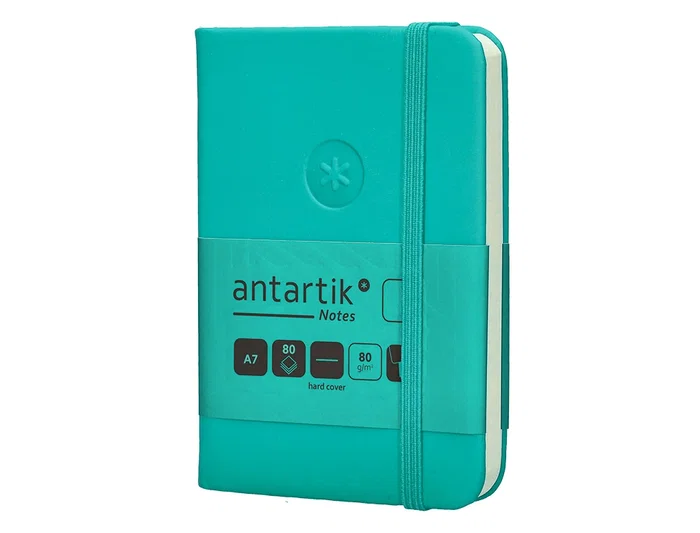 Antartik Antartik Notes Cuaderno Tapa Dura A7 Turquesa Hojas Lisas 80 Hojas 80 gr FSC
