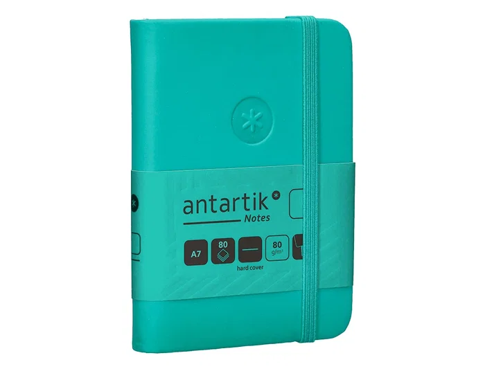 Antartik Antartik Notes Cuaderno Tapa Dura A7 Turquesa Hojas Lisas 80 Hojas 80 gr FSC