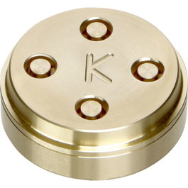 Kenwood A 910004 Maccheroni Metal Pasta Maker Die, Bronce