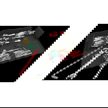 Wera Kraftform Kompakt SH2 15tlg Llave Combinada 10,13 mm Cruzar Plano Llave de Vaso Acero Inoxidable Negro Wera Kraftform Kompakt SH2 15tlg Llave Combinada 10,13 mm Cruzar Plano Llave de Vaso Acero Inoxidable Negro