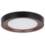 Plafón LED Decorativo 30W CCT 3000-6000K (Tonalidad Luz Regulable) con Control Remoto, Acabado Negro