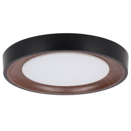 Plafón LED Decorativo 30W CCT 3000-6000ºK Negro