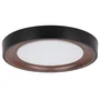Plafón LED Decorativo 30W CCT 3000-6000K (Tonalidad Luz Regulable) con Control Remoto, Acabado Negro