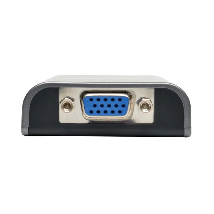 Tripp Lite U244-001-VGA-R Adaptador Gráfico USB 2.0 a VGA para Monitor Externo, 1920x1080 (1080p) @ 60 Hz, 128 MB, Compatible con Windows y Mac, Negro