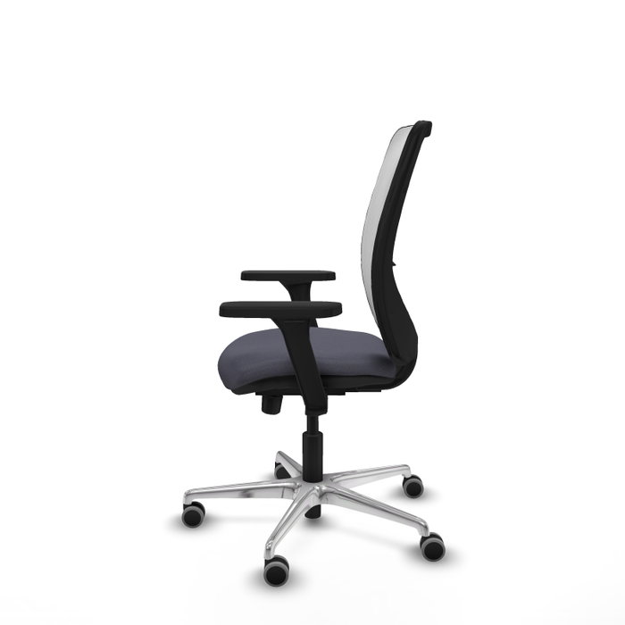 PIQUERAS Y CRESPO Silla de oficina Zulema con mecanismo Sincro/Traslack, Gris oscuro y Blanco PIQUERAS Y CRESPO Silla de oficina Zulema con mecanismo Sincro/Traslack, Gris oscuro y Blanco