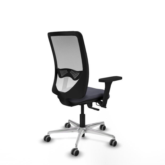 PIQUERAS Y CRESPO Silla de oficina Zulema con mecanismo Sincro/Traslack, Gris oscuro y Blanco PIQUERAS Y CRESPO Silla de oficina Zulema con mecanismo Sincro/Traslack, Gris oscuro y Blanco