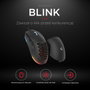 Rampage BLINK Ratón Gaming con Cable USB, 12800 DPI, RGB, Sensor Óptico, Negro