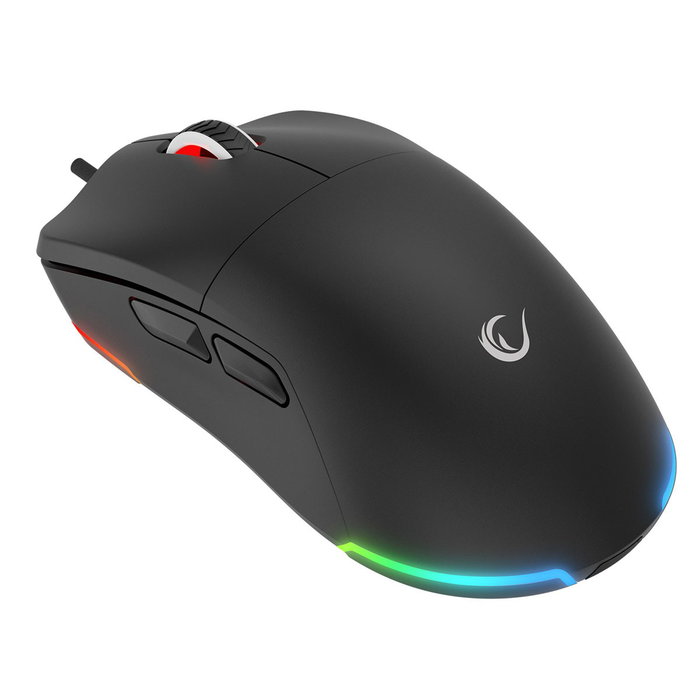 Rampage BLINK Ratón Gaming con Cable USB, 12800 DPI, RGB, Sensor Óptico, Negro