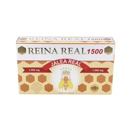 ROBIS Reina Real 1500Mg Jalea Real 20 Ampollas para Agotamiento, Estrés y Convalecencia