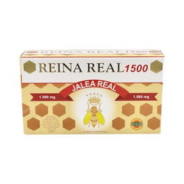 ROBIS Reina Real 1500Mg Jalea Real 20 Ampollas para Agotamiento, Estrés y Convalecencia