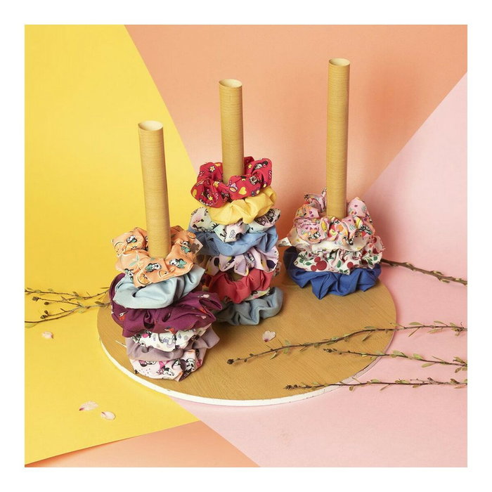 Cerdá Set de 5 Coleteros de Tela Minnie Disney Multicolor