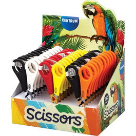 Tijeras Escolares Centrum Zoo 13 Cm. Surtidas Expositor De 30