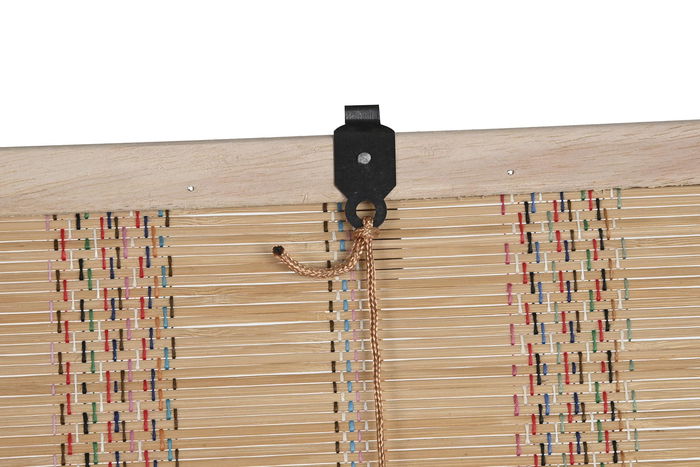 DKD Home Decor Estor Enrollable Bambú y Poliéster Multicolor 175 x 60 cm