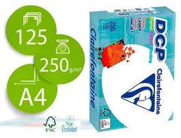 Clairefontaine Papel Multifunción Din A4 Blanco 250 gramos Paquete 125 Hojas