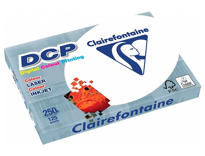 Clairefontaine Papel Multifunción Din A4 Blanco 250 gramos Paquete 125 Hojas Clairefontaine Papel Multifunción Din A4 Blanco 250 gramos Paquete 125 Hojas