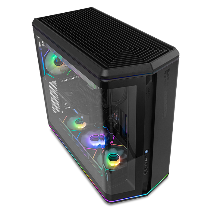 NOX Hummer Anvil Semitorre ATX Cristal Curvo ARGB Negra