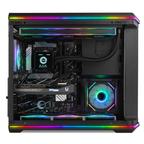 NOX Hummer Anvil Semitorre ATX Cristal Curvo ARGB 5 Ventiladores Negro