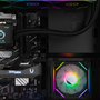 NOX Hummer Anvil Semitorre ATX Cristal Curvo ARGB 5 Ventiladores Negro