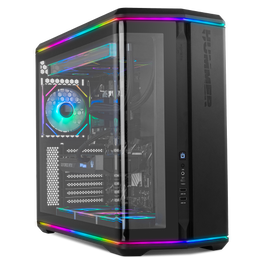 NOX Hummer Anvil Semitorre ATX Cristal Curvo ARGB 5 Ventiladores Negro
