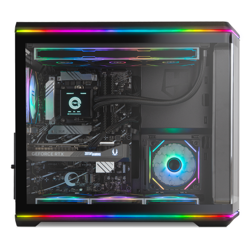 NOX Hummer Anvil Semitorre ATX Cristal Curvo ARGB 5 Ventiladores Negro