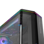 NOX Hummer Anvil Semitorre ATX Cristal Curvo ARGB 5 Ventiladores Negro