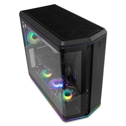 NOX Hummer Anvil Semitorre ATX Cristal Curvo ARGB 5 Ventiladores Negro