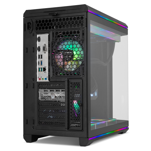 NOX Hummer Anvil Semitorre ATX Cristal Curvo ARGB 5 Ventiladores Negro