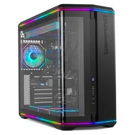 NOX Hummer Anvil Semitorre ATX con Cristal Curvo ARGB Negro