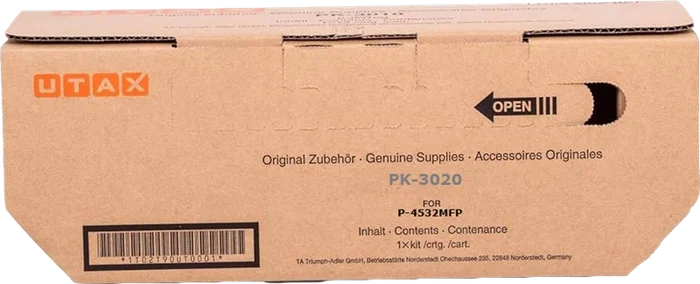 Utax Tóner PK-3020 Negro 1T0C0Y0UT0 12.500 Páginas Compatible Utax Utax Tóner PK-3020 Negro 1T0C0Y0UT0 12.500 Páginas Compatible Utax