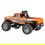 AMEWI RC Monstertruck Die-Cast 1:64 22705 RTR Naranja, con Motor Eléctrico y Luces, Radio Control 2.4 GHz para Niños de 6+ Años