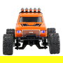 AMEWI RC Monstertruck Die-Cast 1:64 22705 RTR Naranja, con Motor Eléctrico y Luces, Radio Control 2.4 GHz para Niños de 6+ Años