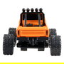 AMEWI RC Monstertruck Die-Cast 1:64 22705 RTR Naranja, con Motor Eléctrico y Luces, Radio Control 2.4 GHz para Niños de 6+ Años